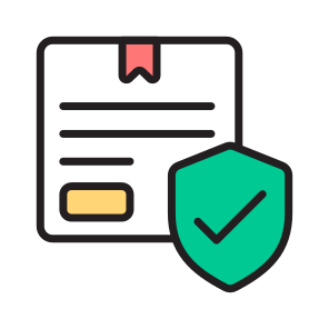 Safe, Secure, Protection, Shield, Logistics icon