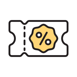 Voucher, Coupon, Sale, Offer, Discount icon