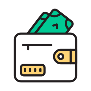 Wallet, Purse, Payment, Billing, Billfold icon