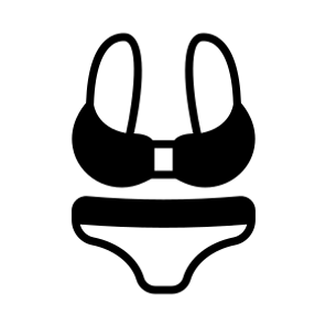 Bikini, Swimwear, Swimsuit, Tankini, Monokini icon