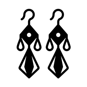 Earrings, Studs, Dangles, Piercings, Jewellery icon