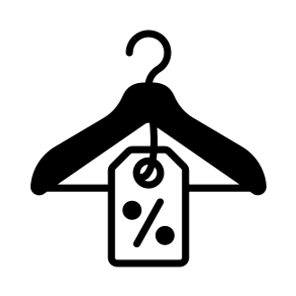 Sale, Discount, Offer, Shopping, Hanger icon