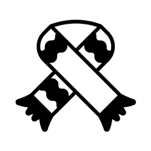Scarf, Shawl, Muffler, Stole, Snood icon