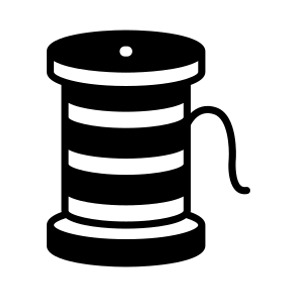Spool, Bobbin, Sewing, Tailoring, Thread icon