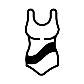 Swimsuit, Bikini, Tankini, Monokini, Swimwear icon