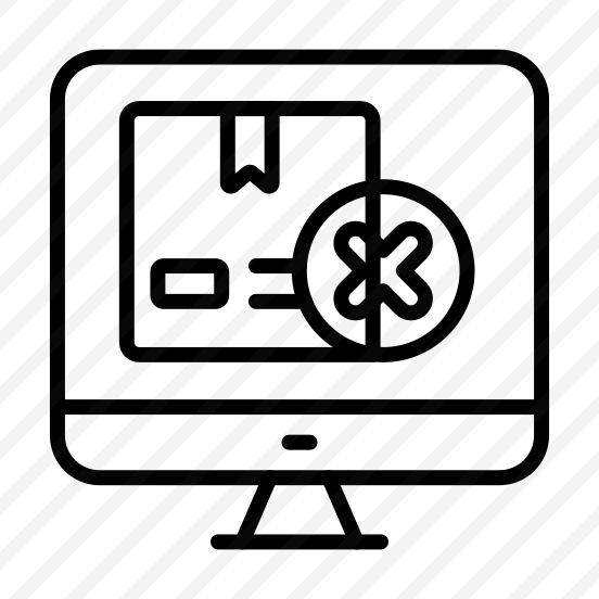 Cancellation, Rejection, Wrong, Online, Monitor preview