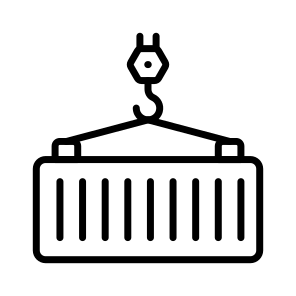 Container, Lifting, Consignment, Storage, Logistics icon