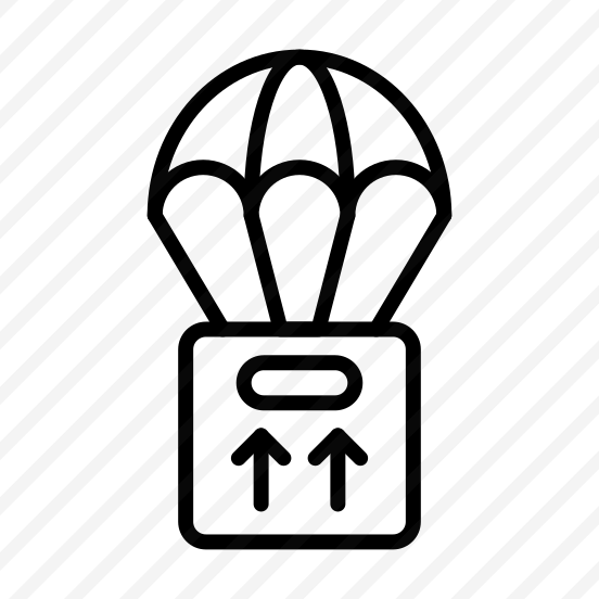 Dropping, Parachute, Order, Logistics, Freight preview
