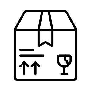 Fragile, Order, Logistics, Freight, Cargo,,, icon