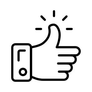 Like, Approval, Feedback, Response, Praise icon