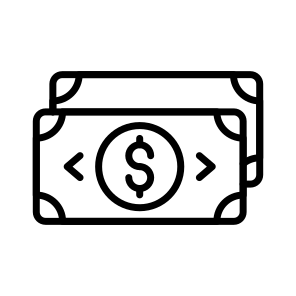 Money, Cash, Currency, Payment, Billing icon