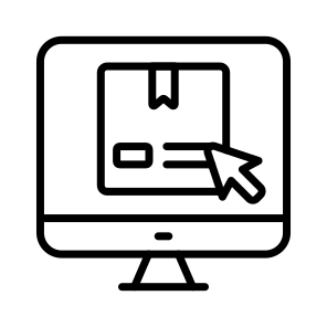 Order, Delivery, Parcel, Product, Click icon