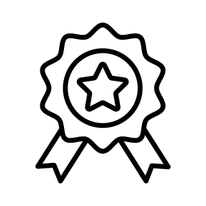 Quality, Honour, Badge, Reward, Award icon