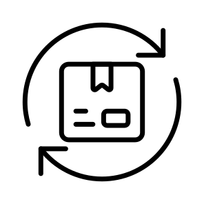Return, Back, Logistics, Freight, Cargo icon