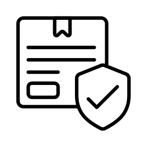 Safe, Secure, Protection, Shield, Logistics icon