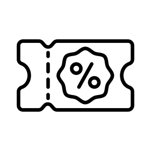 Voucher, Coupon, Sale, Offer, Discount icon