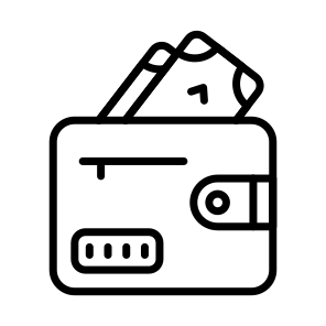 Wallet, Purse, Payment, Billing, Billfold icon