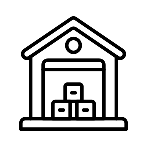 Warehouse, Storehouse, Depot, Storage, Storeroom icon