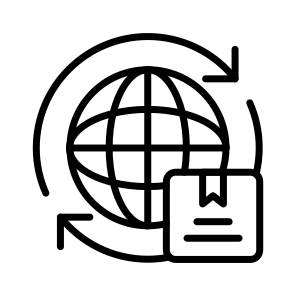 Worldwide, Global, International, Logistics, Freight icon