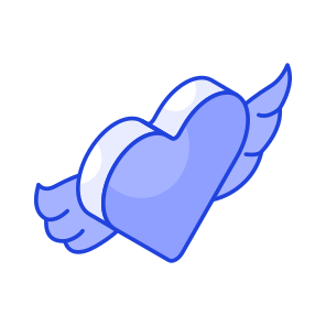 Angel, Heart, Wings, Love, Romance icon