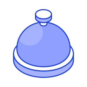 Cloche, Covered, Serving, Dish, Food icon