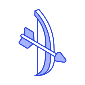 Cupid, Bow, Arrow, Archery, Target icon
