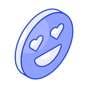 Emoji, Smiley, Love, Heart, Eye icon