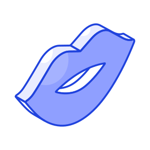 Lips, Romantic, Valentine, Love, Affection icon