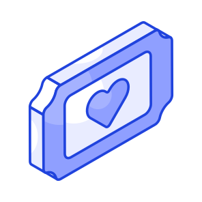 Love, Romance, Ticket, Cinema, Movie icon