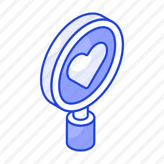 Love, Search, Finding, Magnifier, Loupe preview