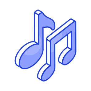 Music, Notes, Nota, Eighth, Song icon