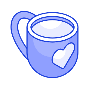Teacup, Love, Tea, Cup, Heart icon