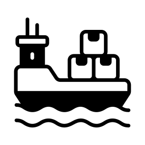 Cargo, Ship, Boat, Watercraft, Vehicle icon