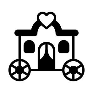 Carriage, Chariot, Buggy, Wagon, Wedding icon