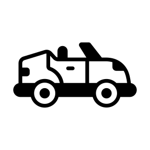 Convertible, Electric, Car, Automotive, Automobile icon