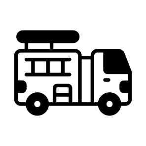 Firefighter, Truck, Rescue, Emergency, Vehicle icon