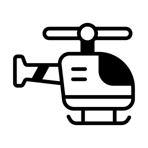 Helicopter, Chopper, Rotorcraft, Vehicle, Transport,,,, icon
