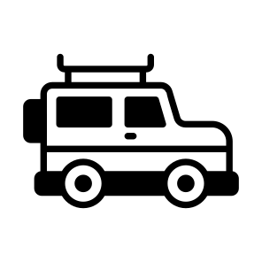 Jeep, Vehicle, Transport, Conveyance, Transit icon