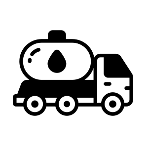 Oil, Tanker, Container, Truck, Fuel icon