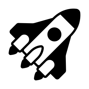 Spaceship, Spacecraft, Vehicle, Transport, Conveyance icon