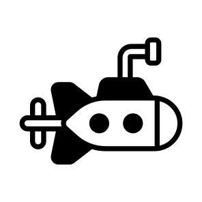 Submarine, Underwater, Vehicle, Transport, Conveyance icon