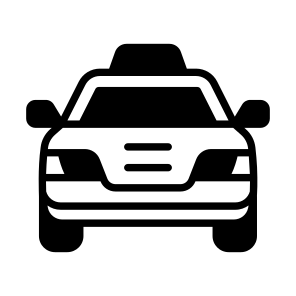 Taxi, Cab, Car, Automotive, Automobile icon