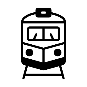Train, Tram, Locomotive, Railway, Vehicle icon