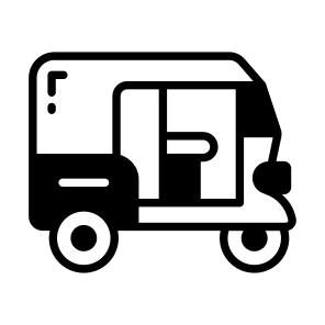 Tuk, Rickshaw, Auto, Vehicle, Transport icon