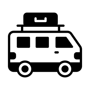 Van, Minivan, Tour, Vehicle, Transport icon
