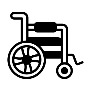 Wheelchair, Aid, Medical, Vehicle, Transport icon