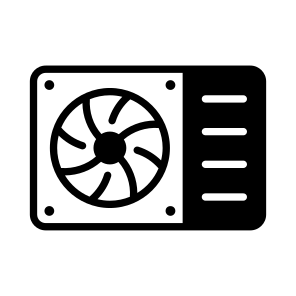 Ac, Unit, Outer, Cooling, System icon