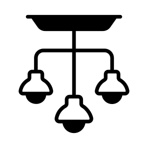 Ceiling, Roof, Lights, Lamps, Bulbs icon