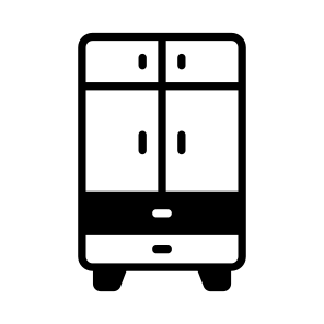 Closet, Cabinet, Cupboard, Organizer, Almirah icon
