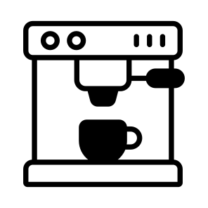 Coffee, Espresso, Caffeine, Machine, Cup icon